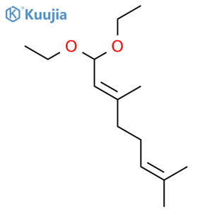 1,1-Diethoxy-3,7-dimethylocta-2,6-diene structure