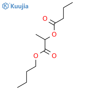 Butanoic acid, 2-butoxy-1-methyl-2-oxoethyl ester structure