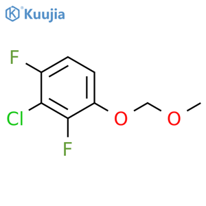 BENZENE, 2-CHLORO-1,3-DIFLUORO-4-(METHOXYMETHOXY)- structure