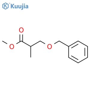 Propanoic acid, 2-methyl-3-(phenylmethoxy)-, methyl ester, (S)- structure