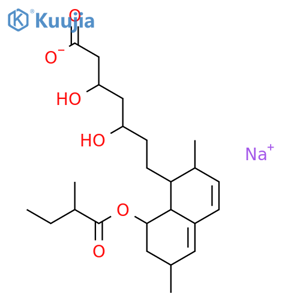 Lovastatin Hydroxy Acid, Sodium Salt structure