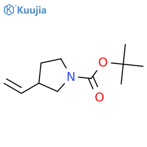tert-butyl 3-ethenylpyrrolidine-1-carboxylate structure
