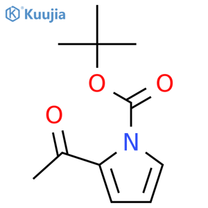 1H-Pyrrole-1-carboxylic acid, 2-acetyl-, 1,1-dimethylethyl ester structure