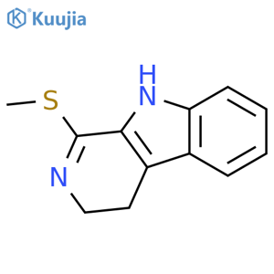 3H-Pyrido[3,4-b]indole, 4,9-dihydro-1-(methylthio)- structure