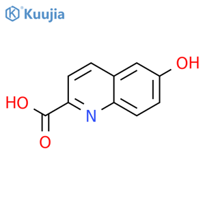 6-hydroxyquinoline-2-carboxylic acid structure