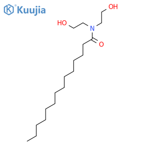 Tetradecanamide,N,N-bis(2-hydroxyethyl)- structure