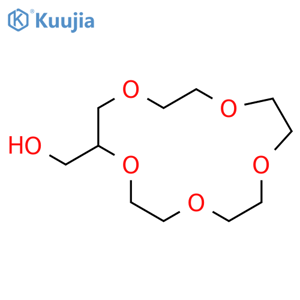 1,4,7,10,13-Pentaoxacyclopentadec-2-ylmethanol structure