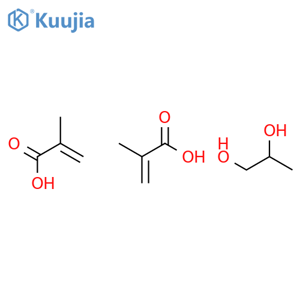 2-Propenoic acid, 2-methyl-, 1-methyl-1,2-ethanediyl ester structure