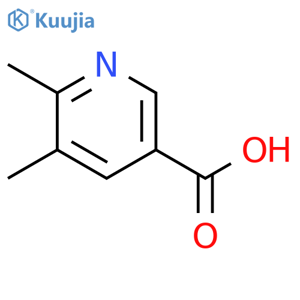 5,6-dimethylpyridine-3-carboxylic acid structure