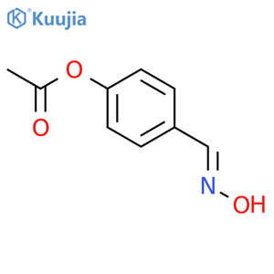 BENZALDEHYDE, 4-(ACETYLOXY)-, 1-OXIME structure