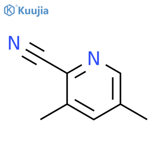 3,5-Dimethylpicolinonitrile structure