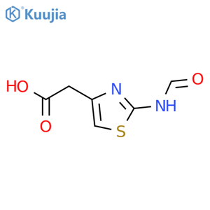 2-(2-Formamidothiazol-4-yl)acetic Acid structure