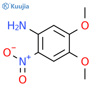 4,5-Dimethoxy-2-nitroaniline structure