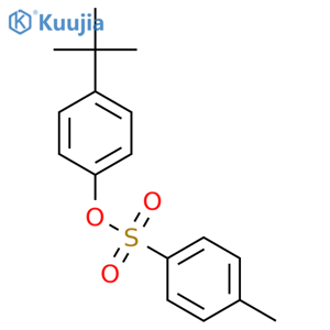 4-tert-butylphenyl 4-methylbenzene-1-sulfonate structure