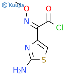 4-Thiazoleacetyl chloride, 2-amino-α-(methoxyimino)-, (αZ)- structure