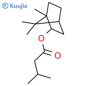 Bornyl isovalerate structure