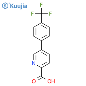 5-(4-(Trifluoromethyl)phenyl)picolinic acid structure