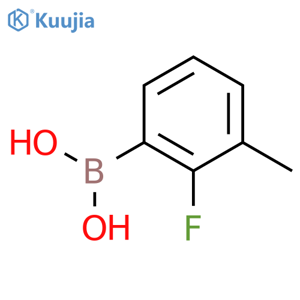 (2-fluoro-3-methylphenyl)boronic acid structure