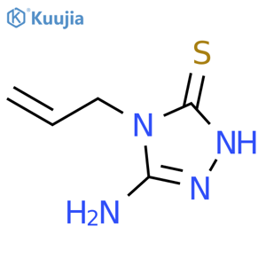 5-amino-4-(prop-2-en-1-yl)-4H-1,2,4-triazole-3-thiol structure