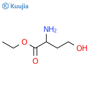 ethyl 2-amino-4-hydroxybutanoate structure