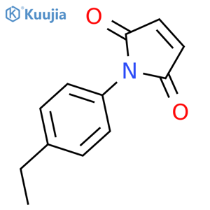 1-(4-ethylphenyl)-2,5-dihydro-1H-pyrrole-2,5-dione structure