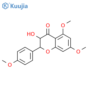 3-Hydroxy-4',5,7-trimethoxyflavanone structure