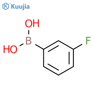 (3-fluorophenyl)boronic acid structure