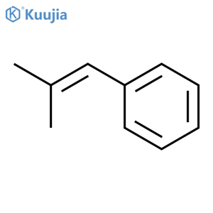 2-Methyl-1-phenyl-1-propene (>85%) structure