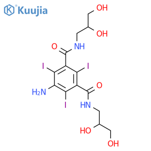 5-Amino-N,N’-bis(2,3-dihydroxypropyl)-2,4,6-triiodo-1,3-benzenedicarboxamide structure