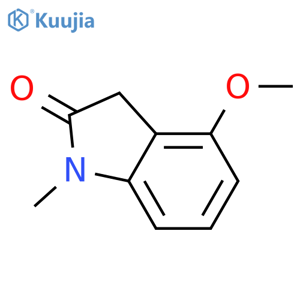 1,3-dihydro-4-methoxy-1-methyl-2H-Indol-2-one structure