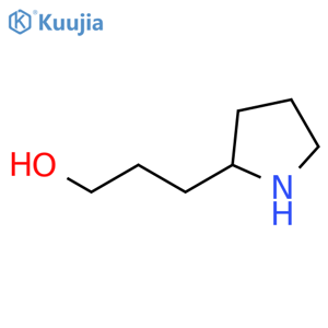 3-(pyrrolidin-2-yl)propan-1-ol structure