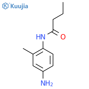 N-(4-Amino-2-methylphenyl)butyramide structure