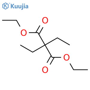 Diethyl diethylmalonate structure