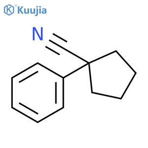 1-Phenylcyclopentanecarbonitrile structure