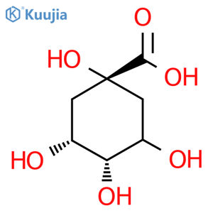 D(-)-Quinic Acid structure