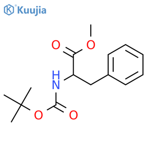 Methyl (tert-butoxycarbonyl)-D-phenylalaninate structure