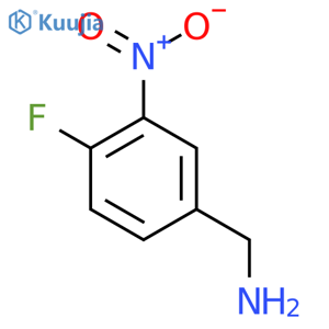 (4-Fluoro-3-nitrophenyl)methanamine structure