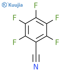 Pentafluorobenzonitrile structure