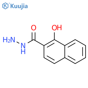 1-hydroxynaphthalene-2-carbohydrazide structure