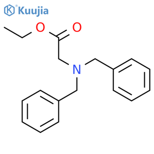 Ethyl 2-(dibenzylamino)acetate structure