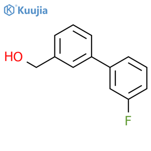 (3'-Fluoro-1,1'-biphenyl-3-yl)methanol structure