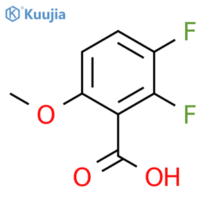 2,3-Difluoro-6-methoxybenzoic acid structure