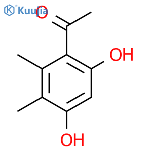 4',6'-Dihydroxy-2',3'-dimethylacetophenone structure