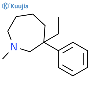 1H-Azepine,3-ethylhexahydro-1-methyl-3-phenyl- structure