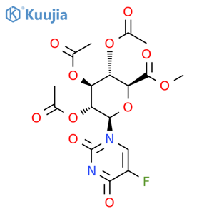 5-Fluorouracil N-b-D-Glucuronide Methyl Ester, 2,3,4-Triacetate structure