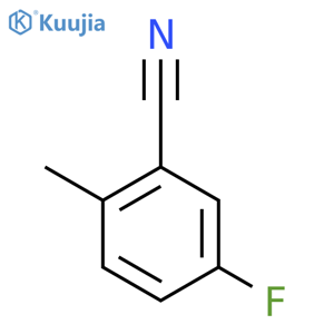 5-Fluoro-2-methylbenzonitrile structure