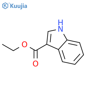 Ethyl indole-3-carboxylate structure