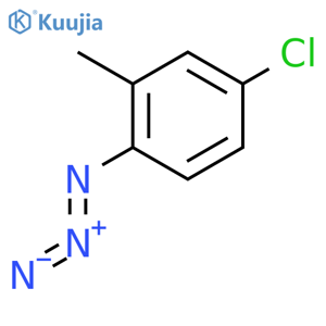 1-azido-4-chloro-2-methylbenzene structure