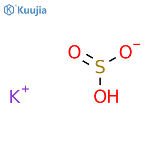 Potassium hydrogen sulphite structure