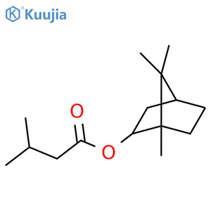 Isobornyl isovalerate structure